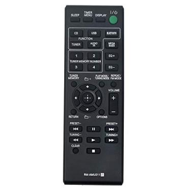Imagem de Controle remoto de substituição RM-AMU211 compatível com Sony Mini HiFi Shelf MHC-ECL99BT SS-WG919IP SS-WEC99BT HCD-ECL99BT SS-EC719IP SS-ECL77BT MHC-ECL77BT HCD-ECL77BT