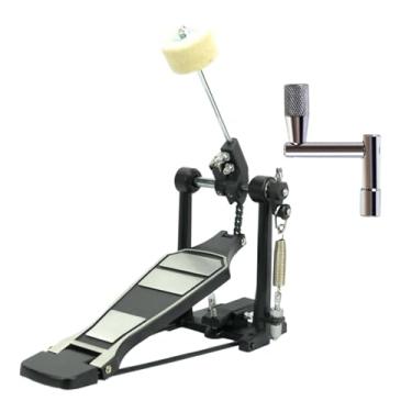 Imagem de Generic Pedal de bumbo, pedal batedor de tambor, chute batedor de tambor, pedal de chute de tambor para bateria eletrônica, bateria de jazz