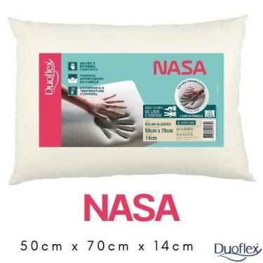 Imagem de Travesseiro Viscoelástico Nasa Médio - 14cm - Duoflex