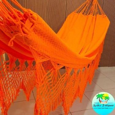 Imagem de Rede de descanso dormir casal luxo Reforçada suportar 300kg algodão gi