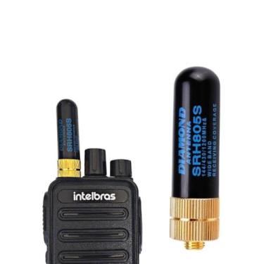 Imagem de Mini Antena Diamond VHF UHF Para Rádio Comunicador Baofeng - LELLIS RO