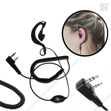 Imagem de Kit 2 Fones de Ouvido para Rádio comunicador Baofeng - LELLIS ROCHA