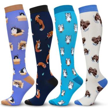 Imagem de Meias de Compressão LEVSOX 20-30 mmHg - Para Homens e Mulheres