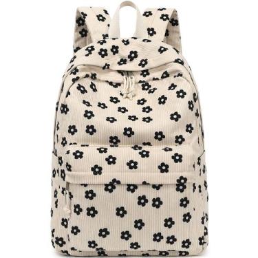 Imagem de Mochila Escolar Bluboon para Adolescentes - 14 Polegadas - Bege