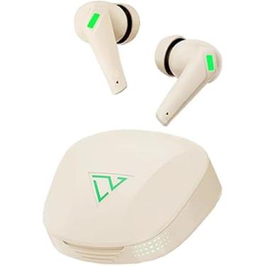 Imagem de Fone de ouvido sem fio TWS Gamer bluetooth com microfone, formato em haste, IPX4, esportivo confortável jogo Fone de ouvido XT85II Branco