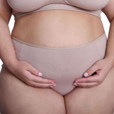 Imagem de Calcinha Gestante Plus Size Dia a Dia Conforto em Microfibra - Vislumb