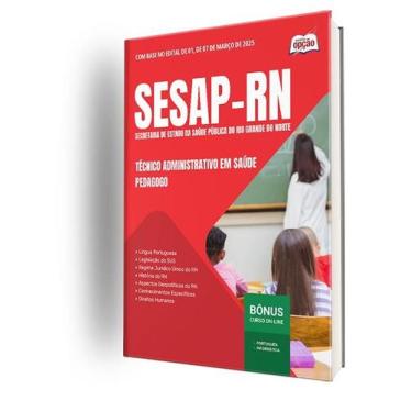 Imagem de Apostila SESAP-RN  - Técnico Administrativo em Saúde - Pedagogo - Apos