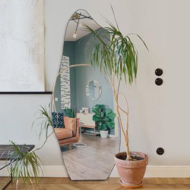 Imagem de Espelho Corpo Inteiro Orgânico 170x70 Flame Rei dos Vidros