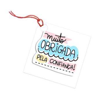 Imagem de 60 Tags Para Pacotes De Presente E Encomendas Com Furo - Nicolados, mu