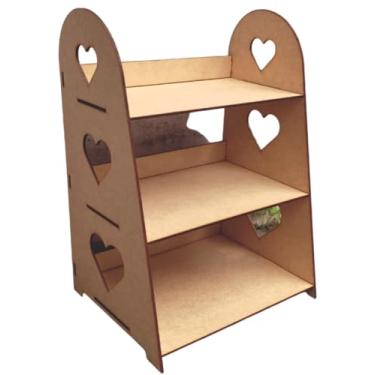 Imagem de Display Expositor Organizador Prateleira Para Mesa, doces, cosméticos Desmontada