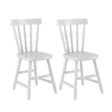 Imagem de Kit Com 2 Cadeiras Piratini Colonial 150b Branco