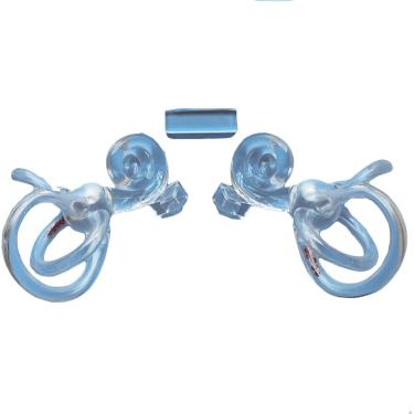 Imagem de 1 par, modelo de canal semicircular - modelo de ensino de otolitosis - modelo de reabilitação vestibular coclear para ferramenta de ensino de exibição, 1 par, 20cm