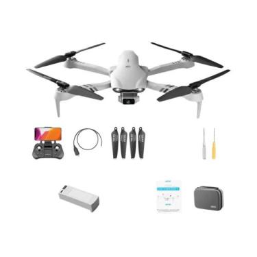 Imagem de Drone 4K HD Câmera Dupla 4DRC F10 GPS 5G WiFi FPV Dobrável Motor Brush