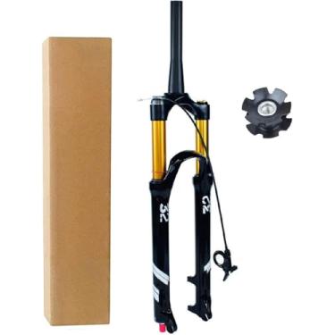 Imagem de Garfo De Suspensão Mtb 26 Polegadas 27,5 29 Er Ultraleve Liga De Magnésio Absorvedor De Bicicleta 1-1/8 Bicicleta Garfo De Ar De Viagem, Tapered Tube, 27.5 inch - 140mm