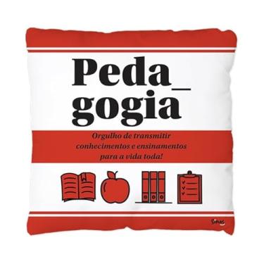 Imagem de Almofada Profissão Pedagogia 30×30 cm – Personalizada, Decorativa e com Enchimento Macio – Presente Criativo para Professoras, Formandas e Educadoras