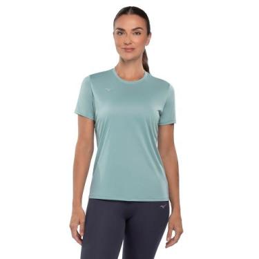 Imagem de Camiseta de Treino Mizuno Energy 2.0 Feminina, Azul, G