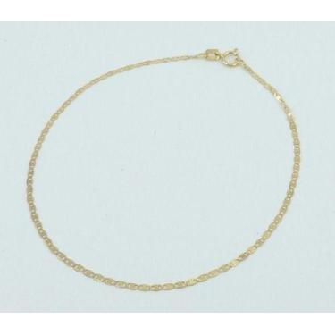 Imagem de Tornozeleira Feminina Piastrine 24cm Ouro 18k 750 - RD Magazine