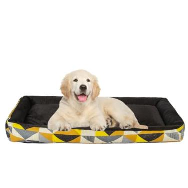 Imagem de Cama Pet Extra Grande Tamanho XG Cama Para Cachorro Gigante Lavável + Osso Mordedor Anti-stress