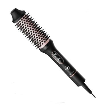 Imagem de Escova redonda aquecida CINOSTAR para alisador de cabelo, modelador de 1,5 polegadas