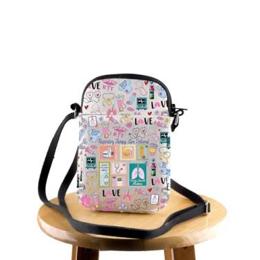 Imagem de JYTAPP Bolsa transversal de terapia respiratória presentes para terapeuta respiratório presentes para pulmonologia pulmonologia, Bege, One Size