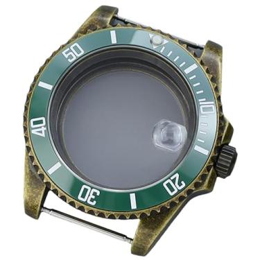 Imagem de FEIYASHI NH35 Caixa de relógio bronze 40 mm modificação de aço inoxidável para movimento Nh34 Nh36 Nh38 peças de relógio Sub GMT, NH35 NH34/36/38 movimento + tampa inferior de vidro 5, Caixa de