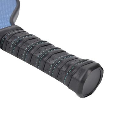 Imagem de RiToEasysports Raquete de pickleball, raquete de pá de pickleball portátil de polipropileno com superfície galvanizada, com alça acolchoada e absorvente de suor
