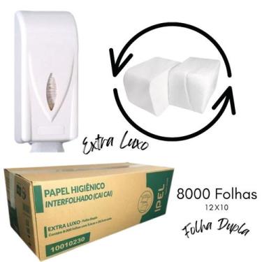 Imagem de Papel Higiênico Interfolha 100% Celulose C/ 8000fls - Ipel