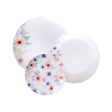Imagem de Jogo de Pratos Tramontina Floratta em Porcelana Decorada 12 Peças