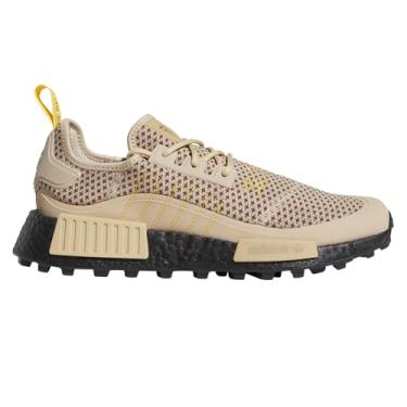 Imagem de adidas Tênis masculino NMD_R1, Traço cáqui/amarelo nebuloso/preto, 4