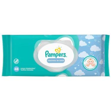 Imagem de Lenços Umedecidos Pampers Cheirinho de Bebê - 48 Unidades