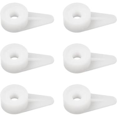 Imagem de Porcas de filtro de vácuo Shop 73316 9-16938 (6 peças) Substitua para aspirador rígido e seco compatível com acessórios de aspirador de pó rígido pré-2010 - branco