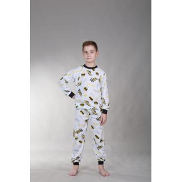 Imagem de Pijama Infantil Batman Longo Dunabella - dunabella clothing, 04