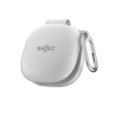 Imagem de Capa protetora para fones de ouvido Shokz OpenFit 2+ – Capa resistente à água, durável, resistente a arranhões, capa de plástico leve (fones de ouvido ou estojo de carregamento não incluídos)