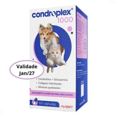 Imagem de Condroplex 1000 60 Cápsulas Avert Suplemento Articulações Cães e Gatos