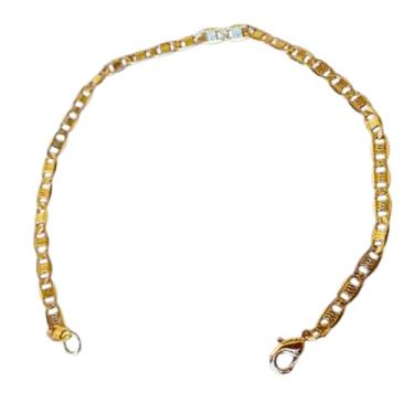 Imagem de Pulseira Elos Piastrine Masculina Folheado Em Ouro 18k