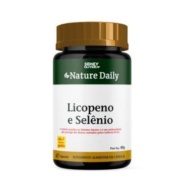 Imagem de Licopeno e Selênio 60 capsulas Nature Daily - Sidney Oliveira 