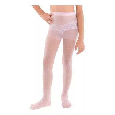 Imagem de Meia-Calça Gravatinha Fio 20 W06852 Infantil Desenhada Microfibra T. P