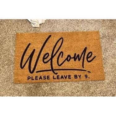 Imagem de É Basicamente Um Zoológico I Aqui Tapete De Porta Fuy Tapete De Presente Weddig Presente De Aquecimento De Casa Capacho De Boas-vindas, Come Back With a Warrant, 20"x26"