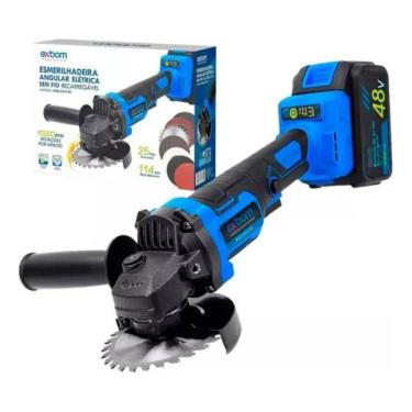 Imagem de Esmerilhadeira Eletrica Sem Fio 2 Baterias 48V Estojo 25 Pçs