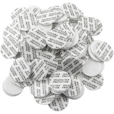 Imagem de BLLNDX 150 peças 21 mm junta de vedação sensível à pressão lata redonda de espuma resistente ao calor forro proteção de segurança ativada por torque kit à prova de adulteração para garrafas de vinho e