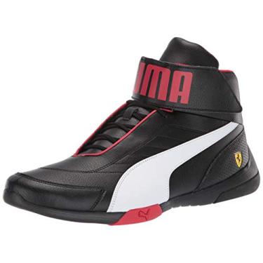 Imagem de PUMA Tênis masculino Scuderia Ferrari Kart Cat Mid 3, Puma, preto, puma branco, 8.5