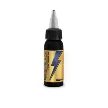 Imagem de Tinta Tatuagem Raven Black Electric Ink 30ml Tattoo - no-brand