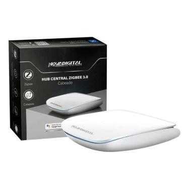 Imagem de Hub Zigbee Cabeado Central Inteligente Novadigital Cabo Rede