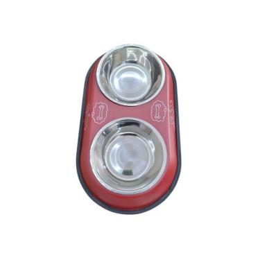 Imagem de Comedouro Pet Tijela p/ Cães e Gatos Aço Inox Pequenos - Rodaless, Bor