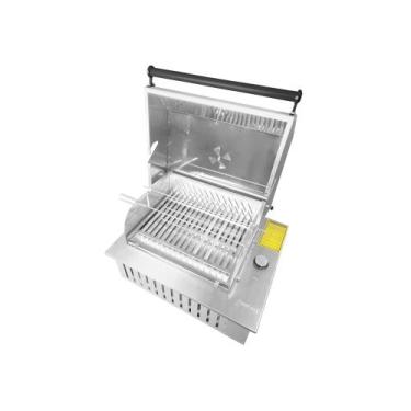 Imagem de Churrasqueira grande inox de embutir varanda apartamento gás - Sevefor