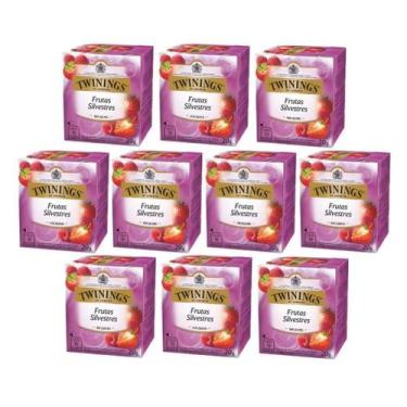 Imagem de 100 Sachês, Chá Twinings, Frutas Silvestres - 11683, Frutas Silvestres
