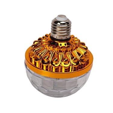 Imagem de Hyuduo LED Luz COLORED Luz RGB ROTAÇÃO Com Sincronização Musical para a Boate Em Casa Festividades KTV Aniversários (Bolhas de bola de ouro (6 cores))