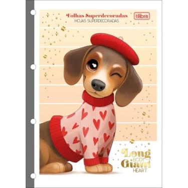 Imagem de Tilibra - Refil Tiliflex para Caderno Argolado Universitário Brownie 80 Folhas