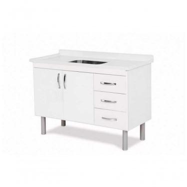 Imagem de Gabinete Cozinha Toquio 116cm Branco - Rorato