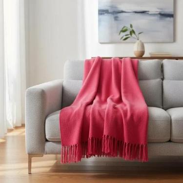 Imagem de Mantas para sofá e poltronas de Luxo - New Shop Textil, Vermelho